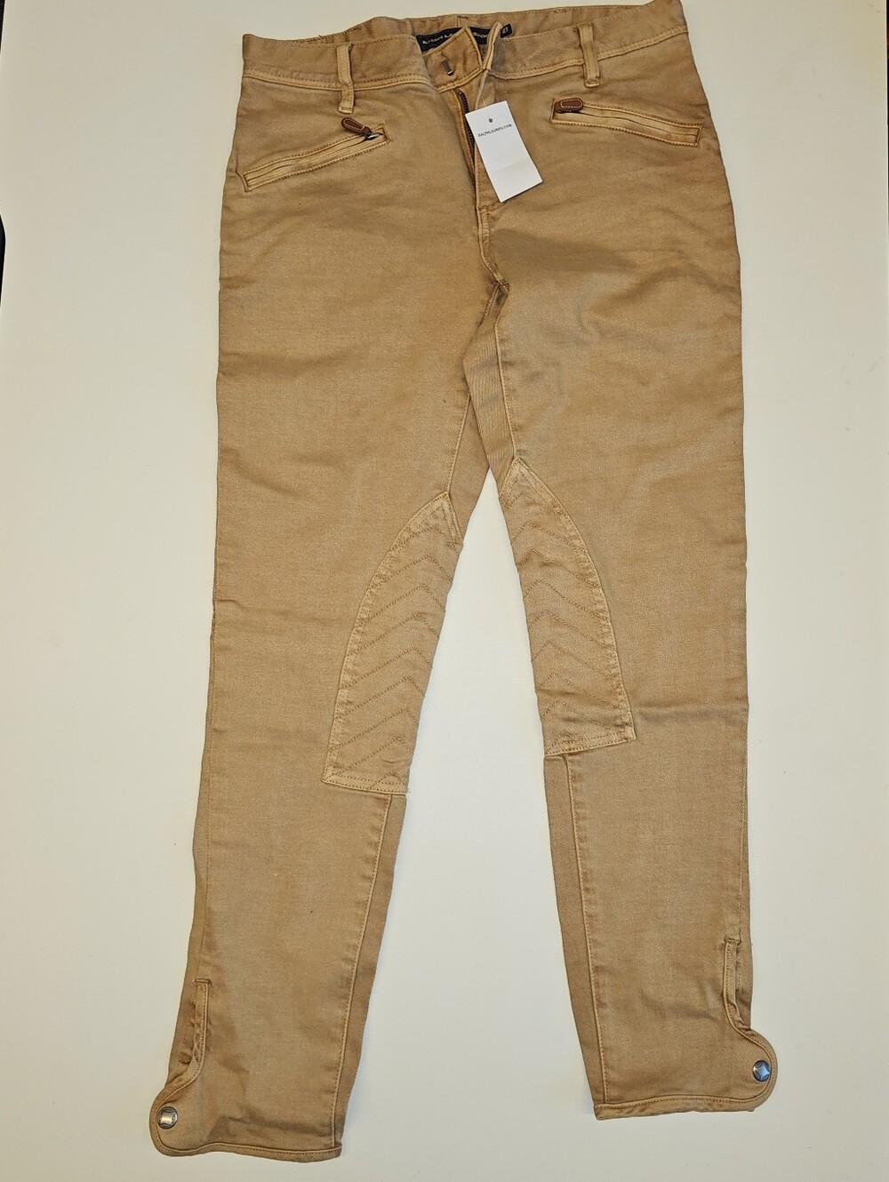NWT | 27 | Ralph Lauren Sport | Camel Stretch Riding Pants Jodhpurs